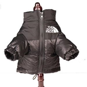Dog face puffer jacket